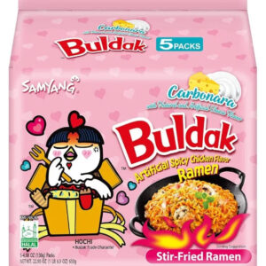 Samyang Hot Chicken Ramyun Carbonara (130g X 5) Multipack