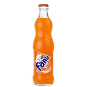 Fanta Orange Glass Bottle