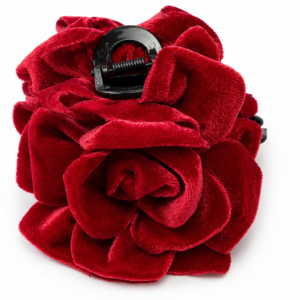 Hair clip in Maroon ( makhamal)